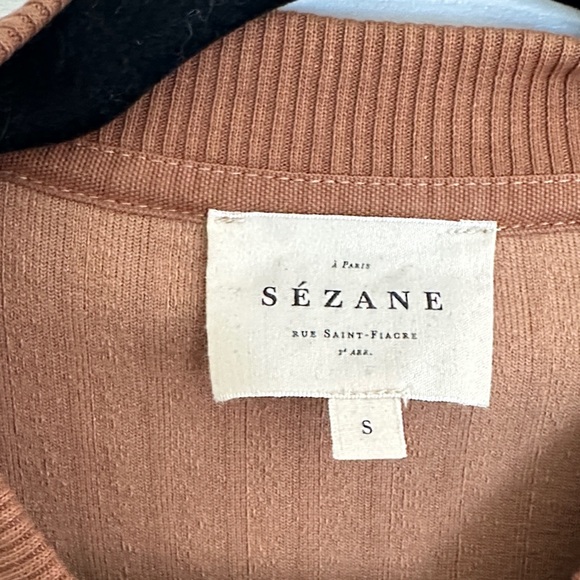 Sezane Velvet Button-Up Cardigan - Picture 2 of 2